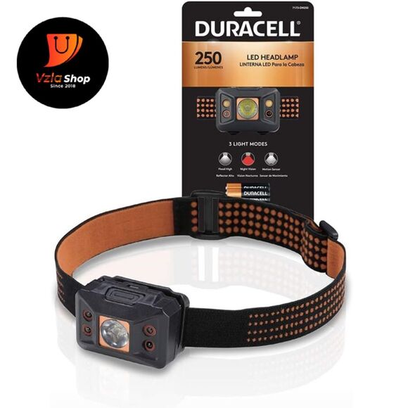 DURACELL 250 Lumen Motion-Activated LED Headlamp with Night Vision - Picture 1 of 4
